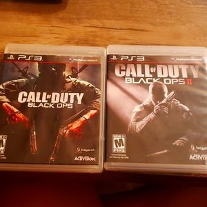 PS3 CALL OF DUTY BLACK OPS 1 & 2 SET